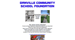 Desktop Screenshot of danvilleschoolfoundation.org